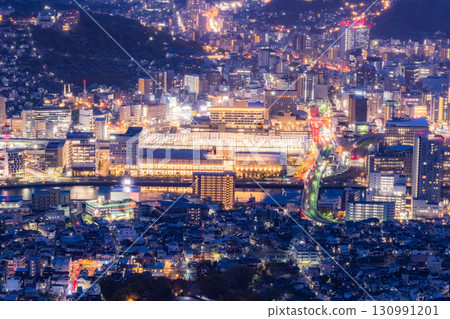 “長崎縣”夜景日本的稻佐山,三大夜景 “長崎縣”夜景日本的稻佐山,三大夜景 130991201