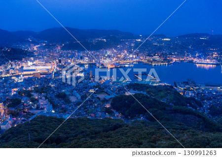 "Nagasaki Prefecture" Night view of Mt. Inasa, Japan's three major night views 130991263