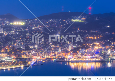 “長崎縣”夜景日本的稻佐山,三大夜景 “長崎縣”夜景日本的稻佐山,三大夜景 130991267