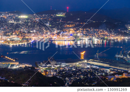 "Nagasaki Prefecture" Night view of Mt. Inasa, Japan's three major night views 130991269