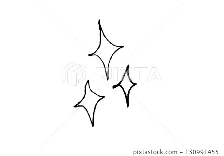 Simple hand-drawn glitter black and white Simple hand-drawn glitter black and white 130991455