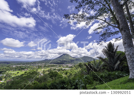 landscape with mountains and sky 130992051