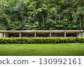 cafe in the forest garden 130992161
