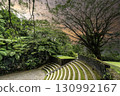 old stone bridge in the jungle. amphitheater 130992167
