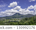 mountain landscape with cloudy sky 130992176