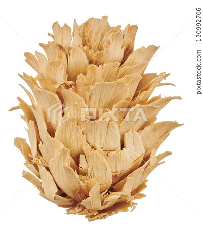 Pine cone, pine cone, white background, natural material, decoration Pine cone, pine cone, white background, natural material, decoration 130992706