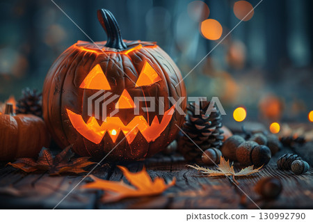 萬聖節南瓜燈 萬聖節南瓜燈 130992790