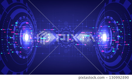 Abstract digital communication background Abstract digital communication background 130992890