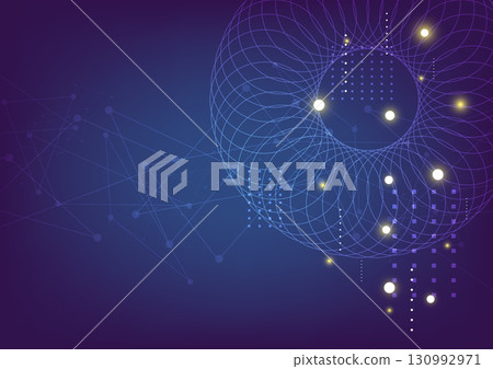 Abstract internet signal connection design. Global online network telecommunication background. Communication technology graphic vector 130992971