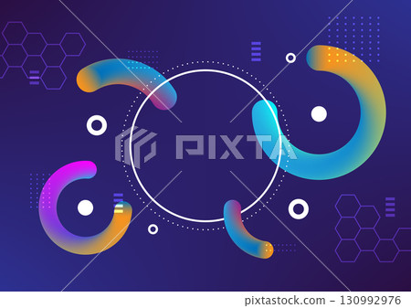 Abstract background with circle frame Abstract background with circle frame 130992976