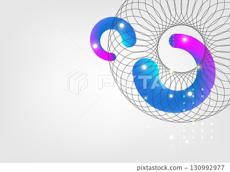 Abstract background with ring circle Abstract background with ring circle 130992977