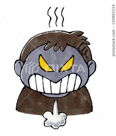 一個生氣的男孩 一個生氣的男孩 130993154