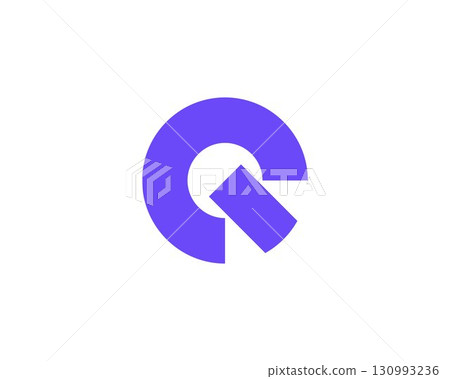 A letter G from abstract shapes. Application icon logotype design template. Vector icon logo design. A letter G from abstract shapes. Application icon logotype design template. Vector icon logo design. 130993236
