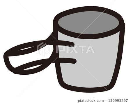 手繪露營杯插圖 130993297