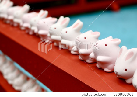 Rabbit Mikuji of Okazaki Shrine Rabbit Mikuji of Okazaki Shrine 130993365