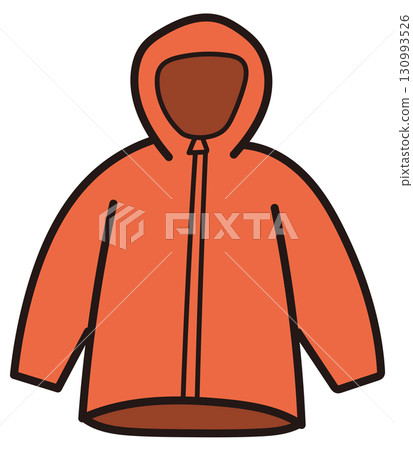 露營外套的手繪插圖 130993526