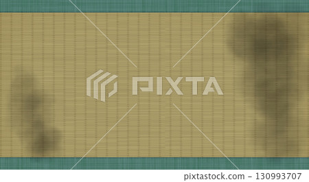 A 1980 x 1080px illustration of a sun-damaged tatami mat with top and bottom borders A 1980 x 1080px illustration of a sun-damaged tatami mat with top and bottom borders 130993707