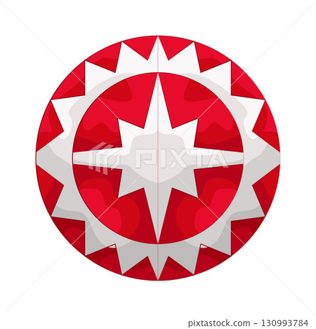 Illustration of circus shield Illustration of circus shield 130993784