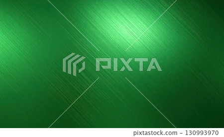 AI影像：閃亮的綠色金屬板背景素材 130993970