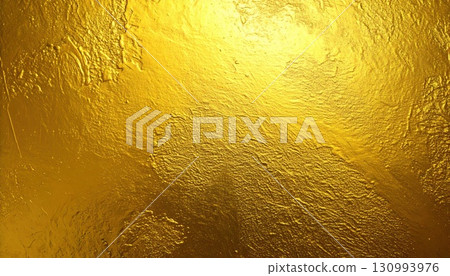 AI圖像：金色金屬板背景材料 130993976