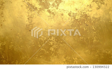 AI圖像：金色仿古金屬板背景素材 130994322