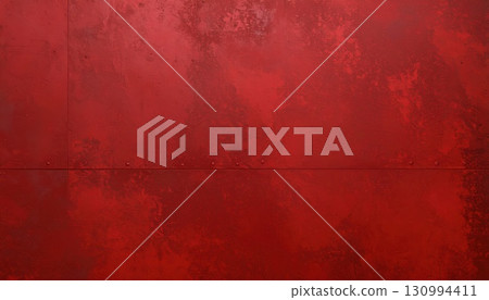 AI Image: Red antique metal plate background material AI Image: Red antique metal plate background material 130994411