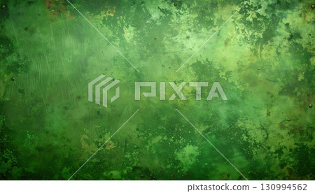 AI Image: Green old metal plate background material 130994562