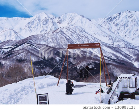 Hakuba Iwatake Snowfield in winter Snow outdoor area yahoo! swing 130995125
