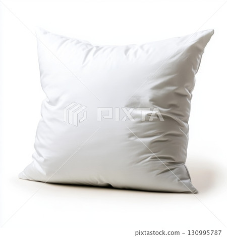 White pillow on clean white background 130995787