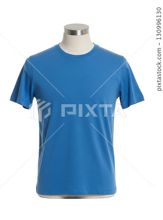 Isolate a classic T-shirt on a mannequin to show off the cut and texture of the material. Great for use in catalogs, online stores, and promotional materials. 130996130