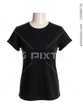 Isolate a classic T-shirt on a mannequin to show off the cut and texture of the material. Great for use in catalogs, online stores, and promotional materials. 130996138