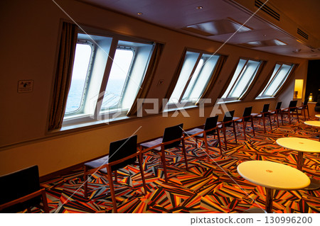 The salon of the Shin Nihonkai Ferry "Azalea" sailing in the Sea of Japan 130996200