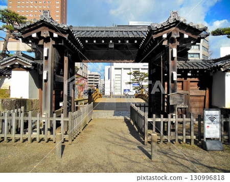 紀伊與歌山城：城牆、城牆、石牆 130996818