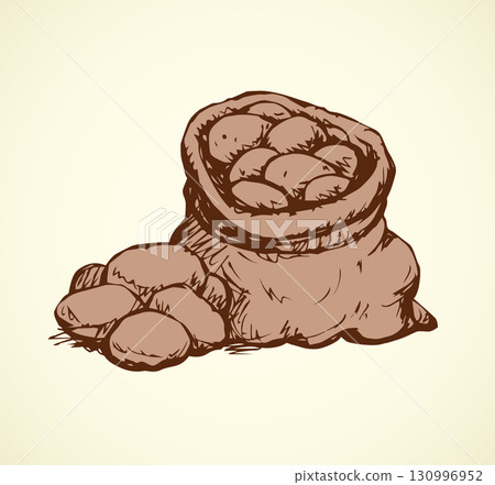 Bag. Vector drawing Bag. Vector drawing 130996952