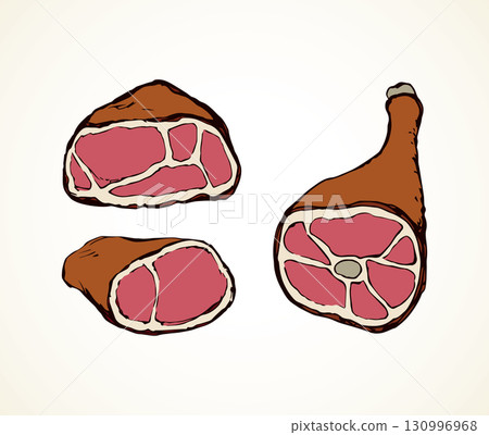 Meat. Vector drawing 130996968