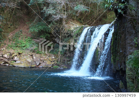 Izu landscape with a waterfall Izu landscape with a waterfall 130997459