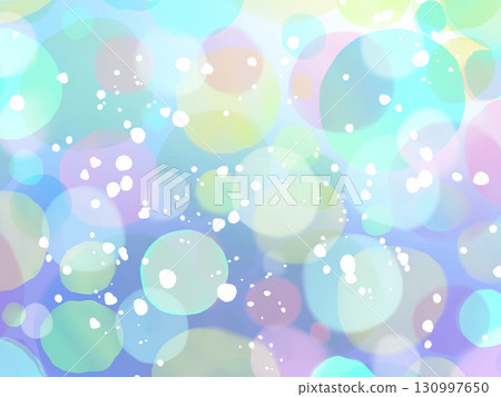 七彩球散景背景素材 130997650
