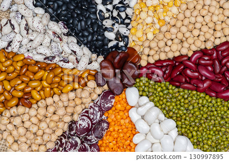 mixture of different legumes mixture of different legumes 130997895