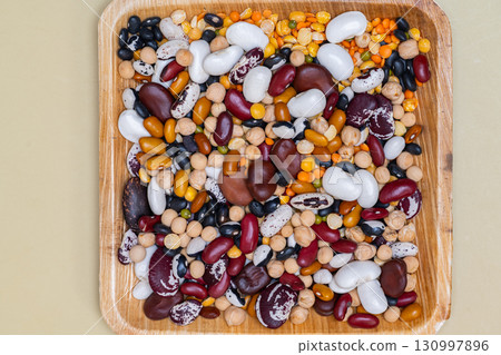mixture of different legumes 130997896