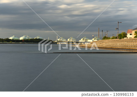 Shinmaiko Beach at sunset - Long exposure 130998133