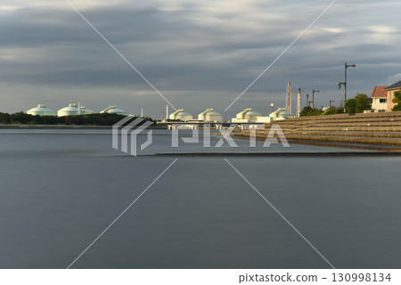 Shinmaiko Beach at sunset - Long exposure 130998134