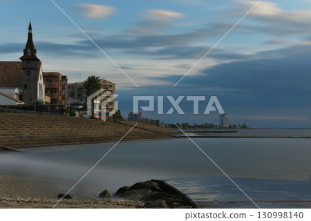 Shinmaiko Beach at sunset - Long exposure 130998140