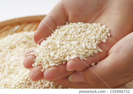 Rice koji, a representative Japanese fermented food Rice koji, a representative Japanese fermented food 130998732
