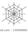 蜘蛛網的例證 130998860
