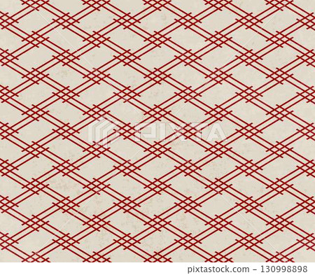 Red Japanese patterned washi paper texture background material 130998898