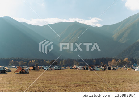 Lodge-style tents at Fumotoppara Campground Lodge-style tents at Fumotoppara Campground 130998994