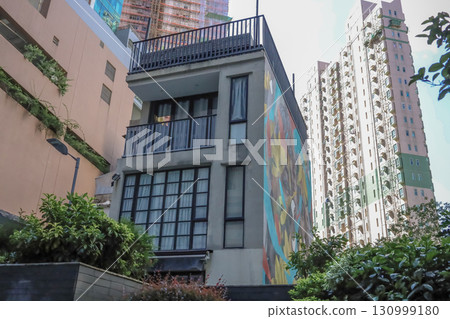 Sept 13 2025 Historic Tong Lau buildings in Sheung Wan 130999180