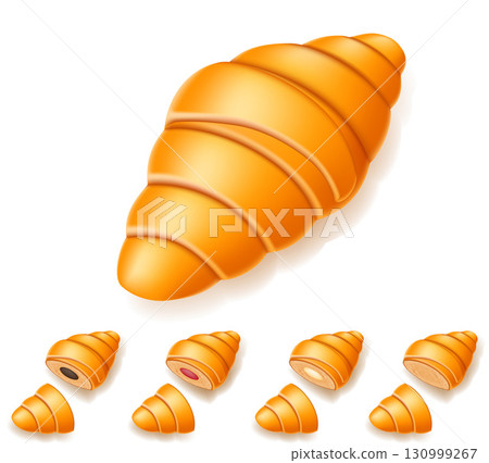 fresh crispy croissants cartoon stock vector illustration fresh crispy croissants cartoon stock vector illustration 130999267