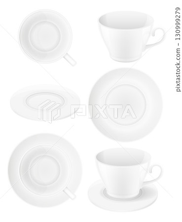 cup for coffee and tea cartoon stock vector illustration cup for coffee and tea cartoon stock vector illustration 130999279