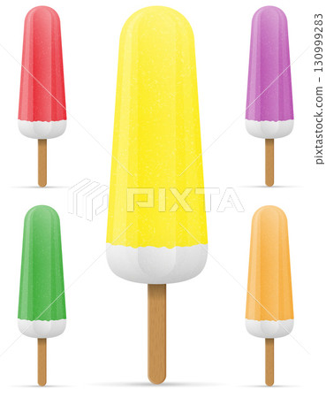 ice cream frozen juice on stick cartoon stock vector illustration ice cream frozen juice on stick cartoon stock vector illustration 130999283
